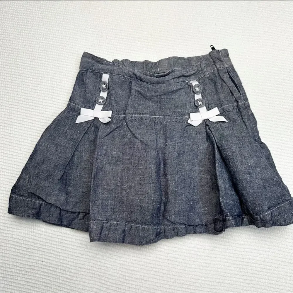 Janie and Jack pleated skort with bows